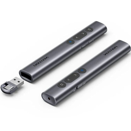 Presentador inalámbrico vention kqih0/ 2.4ghz/ gris