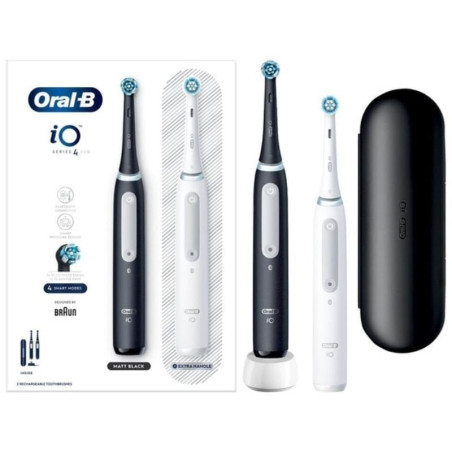 Cepillo dental oral-b io series 4 dúo/ incluye funda