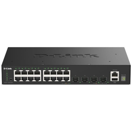 Switch gestionable d-link dgs-1530-20/e 16 puertos/ rj-45 10/100/1000