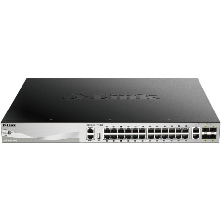 Switch gestionable d-link dgs-3130-30ps/e 26 puertos/ rj-45 10/100/1000/ sfp