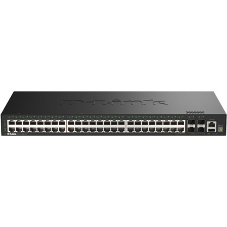Switch gestionable d-link dgs-1530-52/e 48 puertos/ rj-45 10gbps/ sfp/ poe