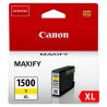 Cartucho de tinta original canon pgi-1500xl alta capacidad/ amarillo