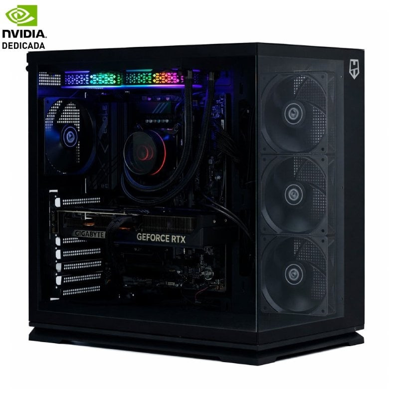 Pc gaming kvx phobos 1 amd ryzen 7 7800x3d/ 32gb/ 2tb ssd/ geforce rtx 5070/ sin sistema operativo