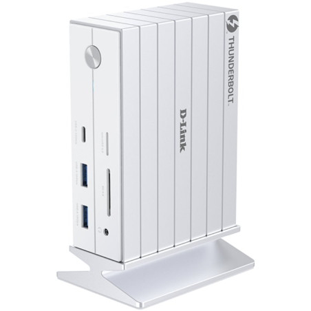 Docking thunderbolt 4 d-link duf-e01/e/ 5xusb/ 2xusb tipo-c/ 2xthunderblot/ 1xdisplayport/ 1xhdmi 4k/ 1xrj45/ 1xjack 3.5/ 