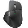 Ratón ergonómico inalámbrico logitech mx master 4/ batería recargable/ hasta 8000 dpi/ grafito