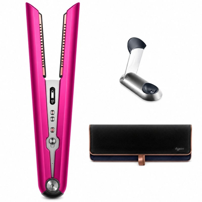 Plancha para el pelo dyson corrale/ rosa