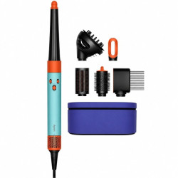 Rizador y secador para pelo dyson airwrap i.d./ azul y naranja