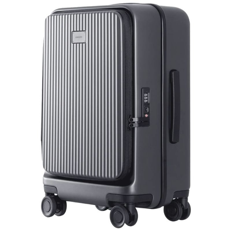 Maleta xiaomi front opening luggage 20'/ 51.3x35x27.5cm/ negro carbono