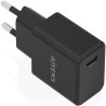 Cargador de pared gan aisens a110-1024/ 1xusb tipo-c/ 20w/ negro