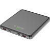 Powerbank 20000mah leotec lepow100w20g/ 100w/ gris/ incluye cable usb tipo-c