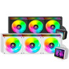 Sistema de refrigeración líquida mars gaming ml-visionii360/ blanco