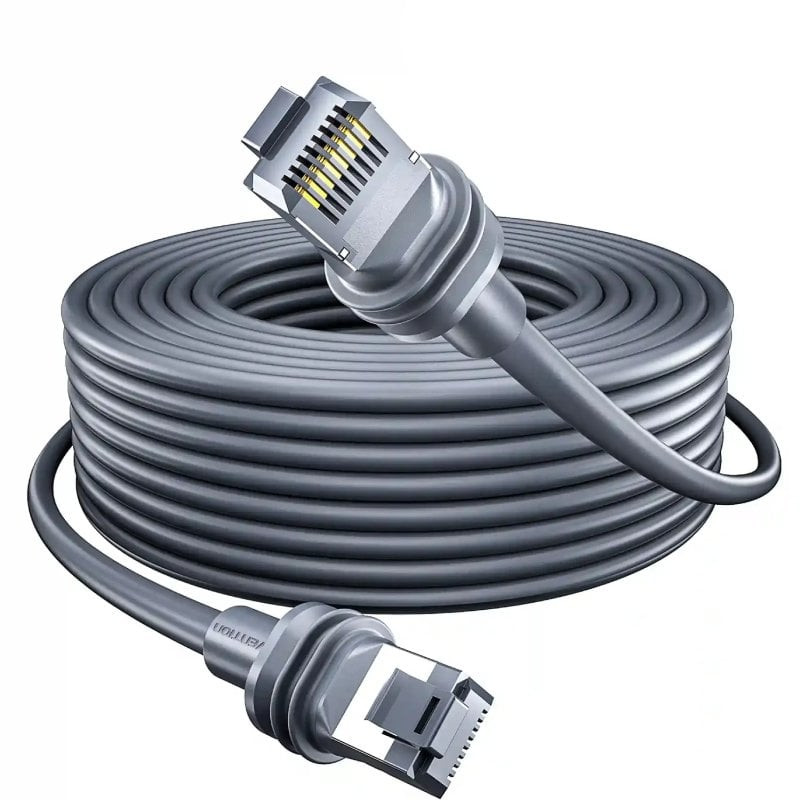 Cable starlink vention iajhl cat.7/ 10m/ gris