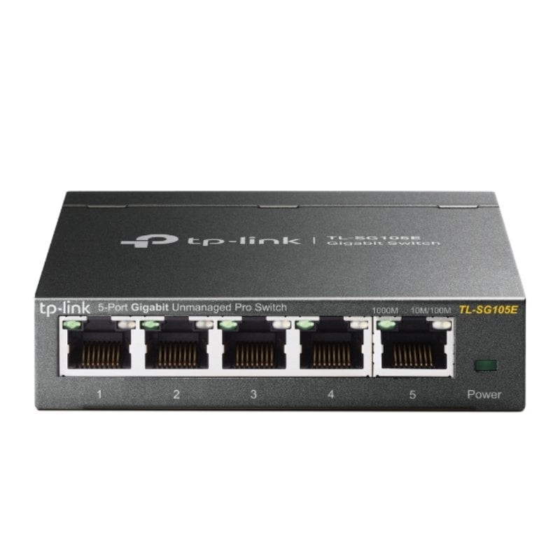Switch tp-link easy smart tl-sg105e v2 5 puertos/ rj-45 10/100/1000
