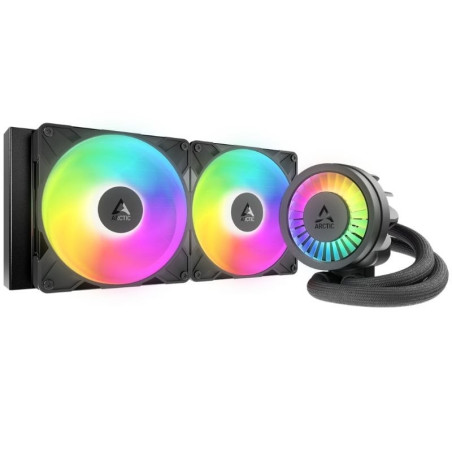 Sistema de refrigeración líquida arctic liquid freezer iii pro 280 a-rgb/ negro
