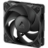 Ventilador arctic p12 p12 pro pst ln/ 12cm/ negro