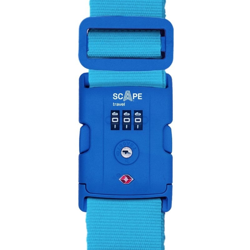 Correa para maleta con combinación scape travel e0120/ azul