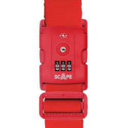 Correa para maleta con combinación scape travel e0121/ roja