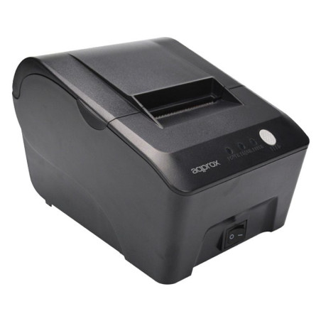Impresora de tickets approx apppos58mu/ térmica/ ancho papel 58mm/ usb/ negra