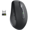 Ratón inalámbrico logitech mx anywhere 3s for business/ batería recargable/ hasta 8000 dpi/ grafito