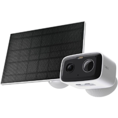 Cámara de videovigilancia tp-link tapo tc80 kit/ visión nocturna/ control desde app/ incluye panel solar