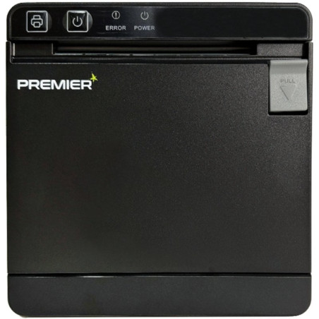 Impresora de tickets premier itp-front ii/ térmica/ ancho papel 80mm/ usb-ethernet/ negra