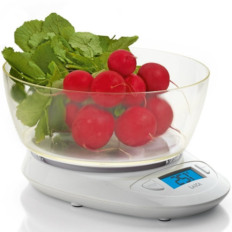 Báscula de cocina electrónica laica ks1019w/ hasta 5kg