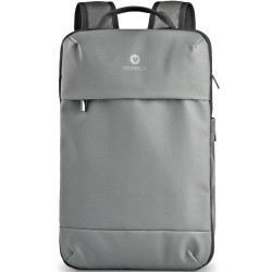 Mochila expansible ngs monray sacks horizon para portátiles hasta 14'/ impermeable/ gris