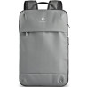 Mochila expansible ngs monray sacks horizon para portátiles hasta 14'/ impermeable/ gris