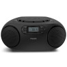 Radio cd philips taz2000b/ 3w rms/ con cable/ con pilas/ negra