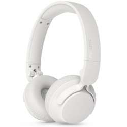 Auriculares inalámbricos philips tah4500wt/ con micrófono/ bluetooth/ blancos