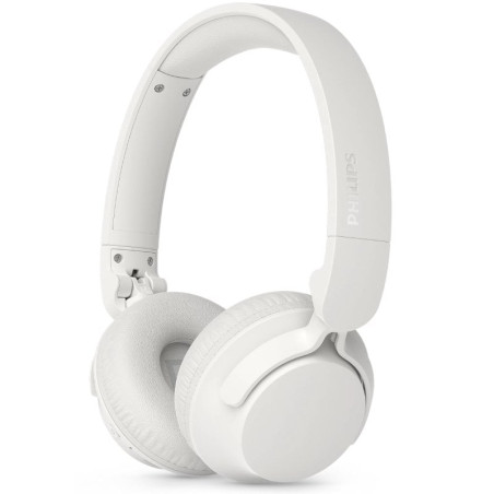 Auriculares inalámbricos philips tah4500wt/ con micrófono/ bluetooth/ blancos