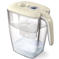 Pack jarra filtrante laica big roma/ 3.7l/ azul/ jarra + 1 filtro bi-flux