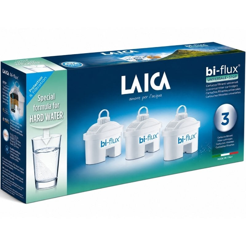 Filtros bi-flux limescale laica h3meu01/ pack 3