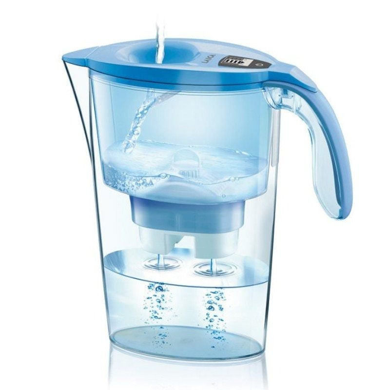 Jarra filtrante laica stream line/ capacidad 2.3l/ azul