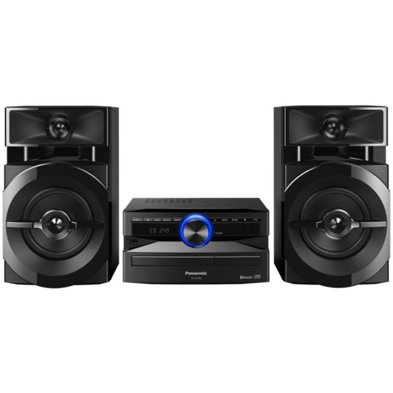 Microcadena con bluetooth panasonic sc-ux100e-k/ 300w/ negro