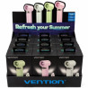 Pack 12 ventiladores de mano vention pbe-pack2/ 100 velocidades