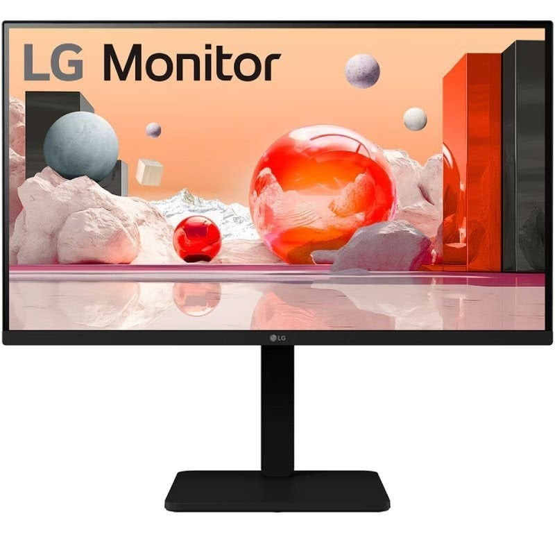 Monitor profesional lg 27ba560-t 27'/ full hd/ multimedia/ regulable en altura/ negro