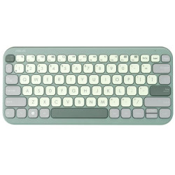 Teclado inalámbrico asus marshmallow kw100/ verde