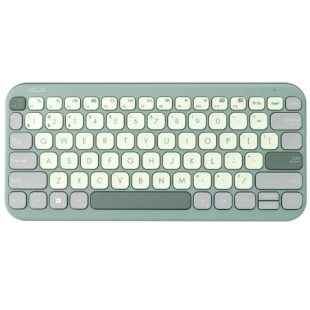 Teclado inalámbrico asus marshmallow kw100/ verde
