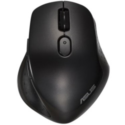 Ratón inalámbrico asus mw203 silencioso/ hasta 2400 dpi/ negro