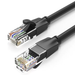 Cable de red rj45 utp vention ibeby cat.6/ 30cm/ negro