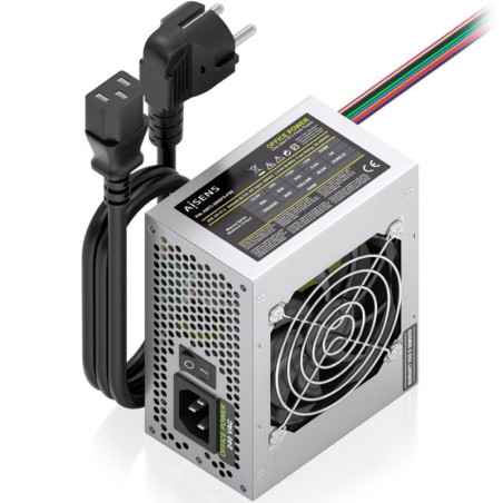 Fuente de alimentación sfx aisens aspc-500sfx-pse/ 500w/ ventilador 8cm