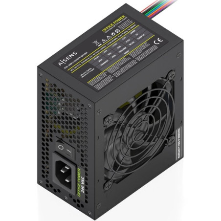 Fuente de alimentación sfx aisens aspc-500sfx-seobk/ 500w/ ventilador 8cm