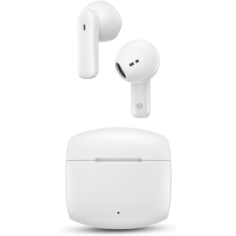 Auriculares bluetooth spc ether 3 buds con estuche de carga/ autonomía 8h/ blancos