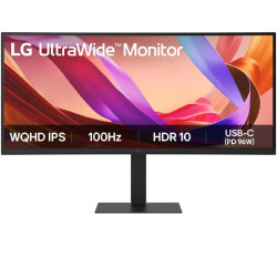 Monitor profesional ultrapanorámico curvo lg ultrawide 34u650a-b 34'/ wqhd/ multimedia/ regulable en altura/ negro