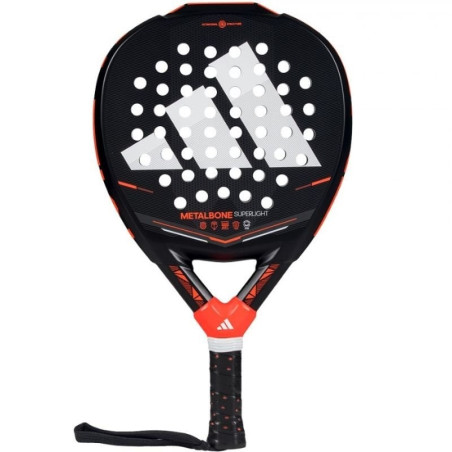 Pala de pádel adidas metalbone superlight 2026/ negra y naranja