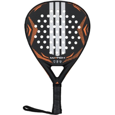 Pala de pádel adidas match 3.5 2026/ negra y naranja