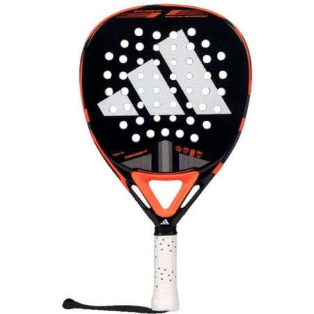 Pala de pádel adidas cross it team 3.4 2025/ negra y naranja
