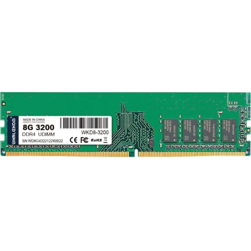 Memoria ram whalekom wk4ud32 8gb/ ddr4/ 3200mhz/ 1.2v/ udimm