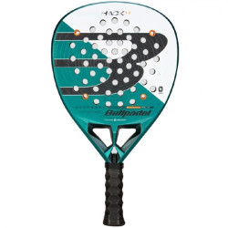 Pala de pádel bullpadel hack 04 2025 (paquito navarro)/ verde y blanca